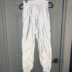 Reflective joggers size M but fit more like a S